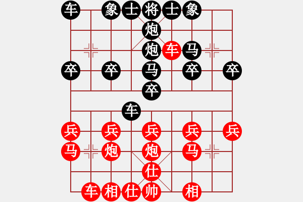 象棋棋譜圖片：中國棋院往事隨風業(yè)5-3先負太手棋狂2019·3·2 - 步數(shù)：20 