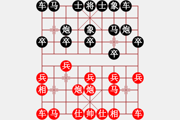 象棋棋譜圖片：李少華[9-1] 先負(fù) 金仲信[9-1] - 步數(shù)：10 