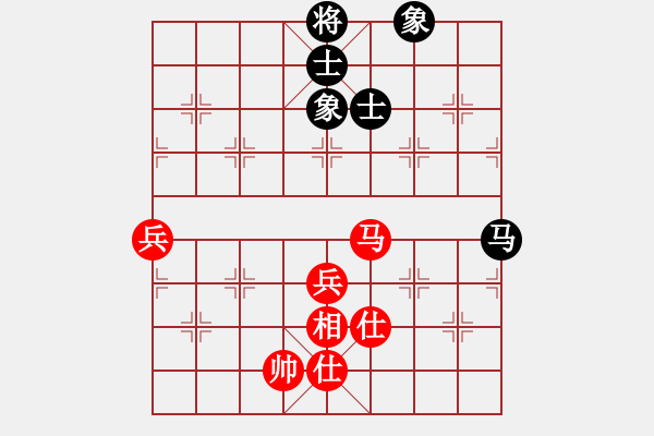 象棋棋譜圖片：象棋愛好者挑戰(zhàn)亞艾元小棋士 2024-09-04-2-3：開局仙人指路轉(zhuǎn)右中炮對卒底炮正馬紅方巡河抓卒 - 步數(shù)：109 