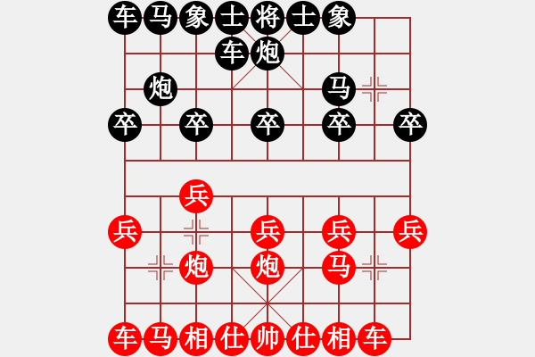 象棋棋譜圖片：天天象棋華山論劍Icm業(yè)7-1先負太守棋狂 - 步數(shù)：10 