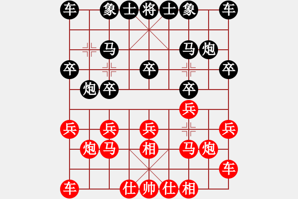 象棋棋譜圖片：180226江中豪先勝韓正忻 - 步數：10 