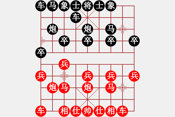 象棋棋譜圖片：№風蕭蕭兮￠易水寒[2283059441] -VS- 橫才俊儒[292832991] - 步數(shù)：10 