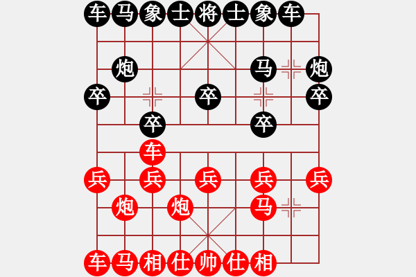 象棋棋譜圖片：踏雪中無痕(8段)-負-雨中也吸煙(9段) - 步數(shù)：10 