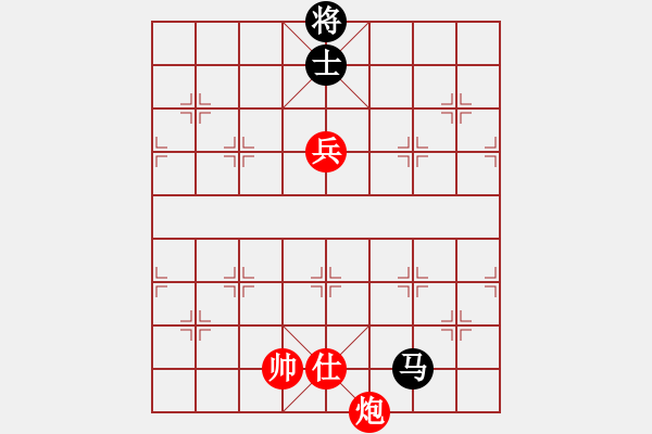 象棋棋譜圖片：炮高兵士勝單馬士(二) - 步數(shù)：0 