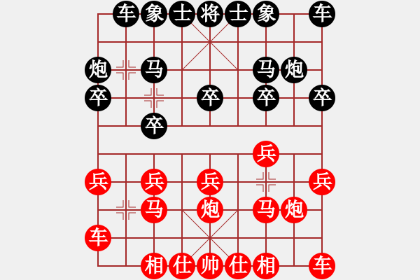 象棋棋譜圖片：徐晃(1450) 先負(fù) 金鉤炮(1367).PGN - 步數(shù)：10 