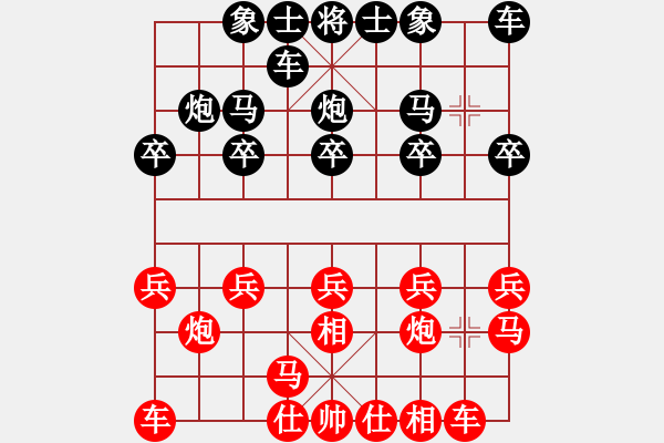 象棋棋譜圖片：龍門青年 VS 大器晚成 - 步數(shù)：10 