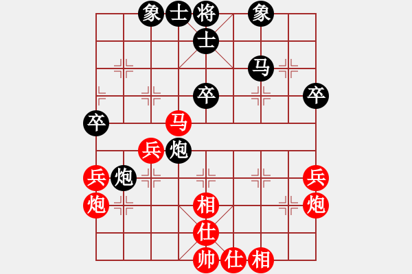 象棋棋譜圖片：河南省全民健身中心 何媛 勝 中國棋院杭州分院 邵雨潔 - 步數(shù)：40 