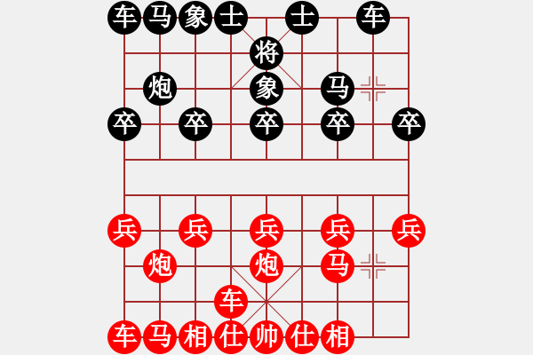 象棋棋譜圖片：Ⅶ - 步數(shù)：10 