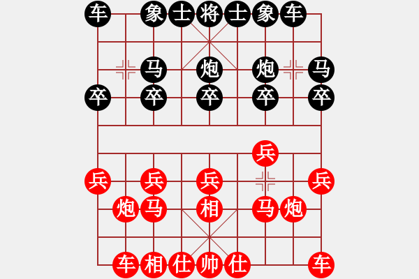 象棋棋譜圖片：qxrdd1234VS學兩步(2010-7-4) - 步數(shù)：10 