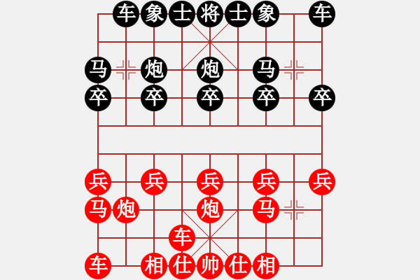 象棋棋譜圖片：橫才俊儒[292832991] -VS- 藍色小鳥[151289027] - 步數(shù)：10 