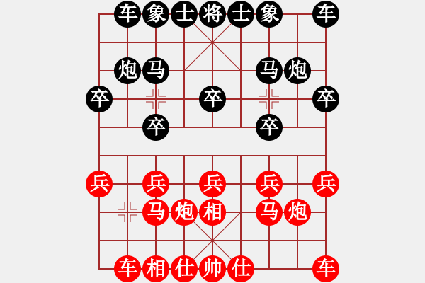 象棋棋譜圖片：哈密猛如虎(1段)-勝-吳根生(1段) - 步數(shù)：10 