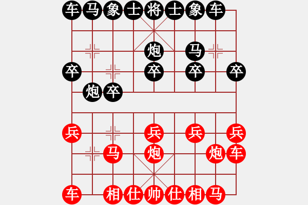 象棋棋譜圖片：1392局 D50- 中炮對(duì)列炮-黃蓋(1550) 先負(fù) 小蟲引擎23層(2787) - 步數(shù)：10 