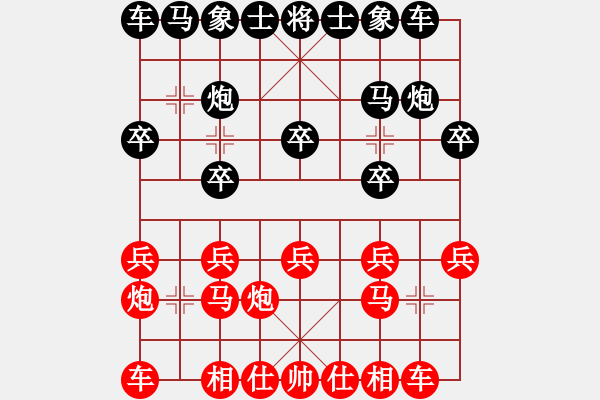 象棋棋谱图片：偶一下(7段)-和-芝麻开花高(6段) - 步数：10 
