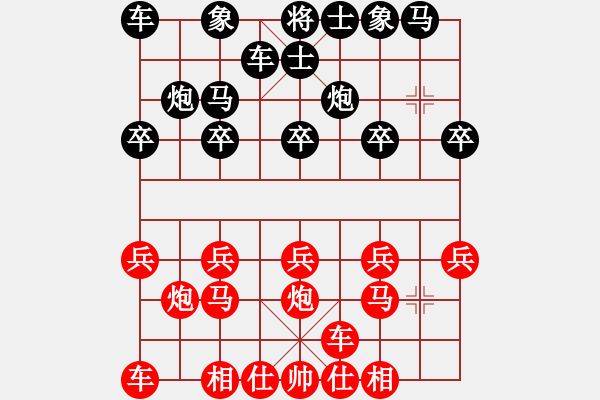 象棋棋譜圖片：星海?拼搏【先和】寧波戚文卿(2015-7-3大師網(wǎng)大師室棋) - 步數(shù)：10 