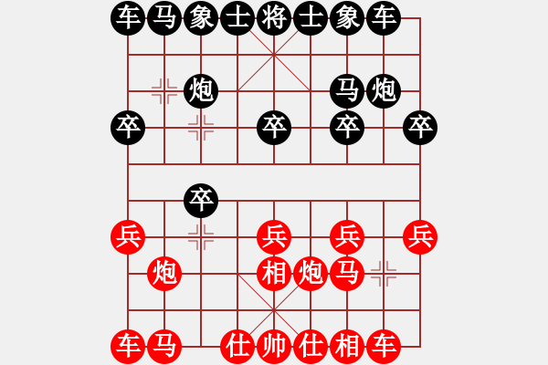 象棋棋譜圖片：2011年四川眉山長元房產(chǎn)杯中國象棋賽 遼寧 李旭峰 和 四川 趙攀偉 - 步數(shù)：10 