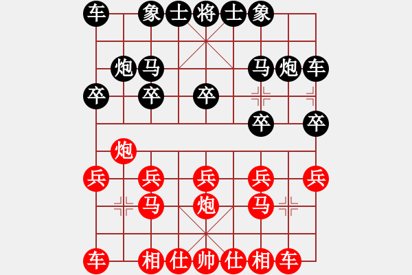 象棋棋谱图片：温州队 徐林州 和 绍兴队 卢腾 - 步数：10 