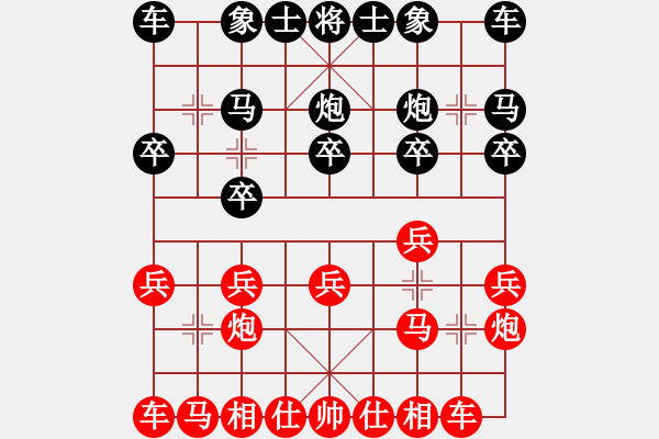 象棋棋譜圖片：dfgrtji(8段)-勝-大打出手(9段) - 步數(shù)：10 