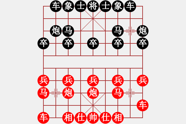 象棋棋譜圖片：子非魚(月將)-負(fù)-許少俠(人王)中炮右橫車對(duì)左三步虎 - 步數(shù)：10 