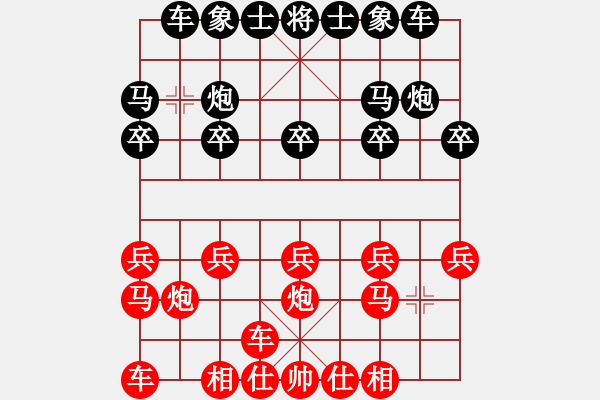 象棋棋譜圖片：橫才俊儒[292832991] -VS- 似水流年[2237528687] - 步數(shù)：10 