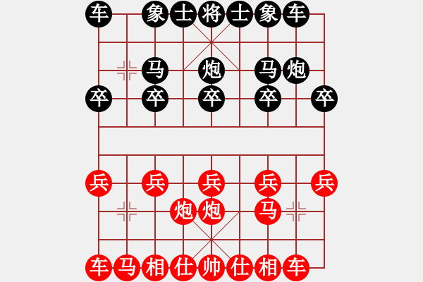 象棋棋譜圖片：實(shí)戰(zhàn)圖 01 - 步數(shù)：8 