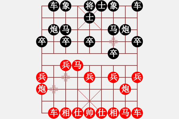 象棋棋譜圖片：十仔吳(9段)-勝-naraku(7段) - 步數(shù)：10 