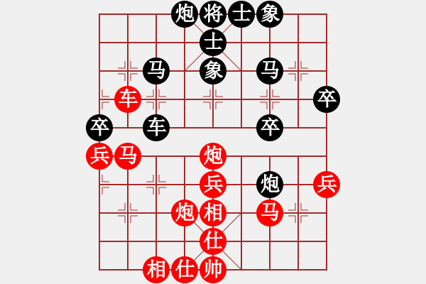 象棋棋譜圖片：綠水湖畔(7段)-負(fù)-棋壇博士生(1段) - 步數(shù)：40 