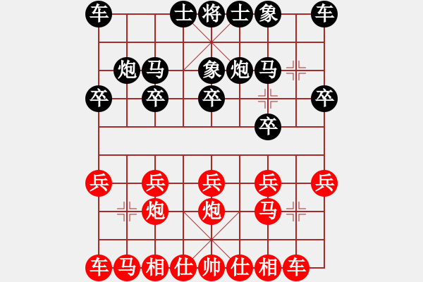 象棋棋譜圖片：許向 先勝 周仕奇 - 步數(shù)：10 