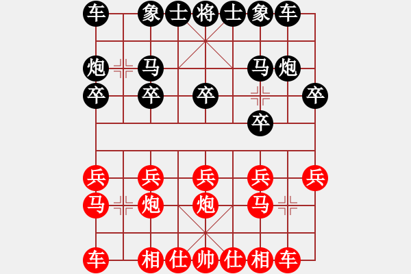 象棋棋譜圖片：11-12-04 chenhongbo[1145]-Win-shanzai[1039] - 步數(shù)：10 