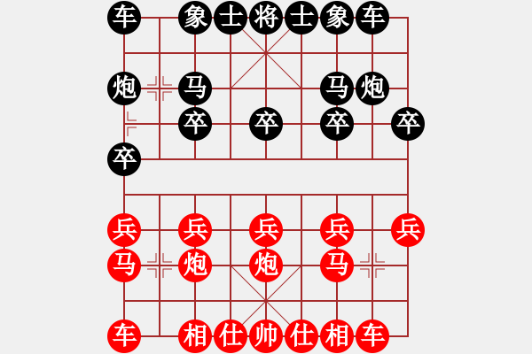 象棋棋譜圖片：失落的風(fēng)箏(天罡)-勝-靜欣樂逍遙(5f)五七炮對屏風(fēng)馬進(jìn)1卒 - 步數(shù)：10 