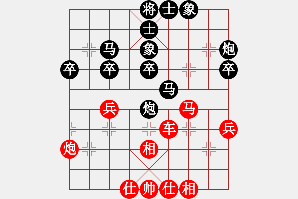 象棋棋譜圖片：junzi(初級)-勝-流觴曲水(初級) - 步數(shù)：40 