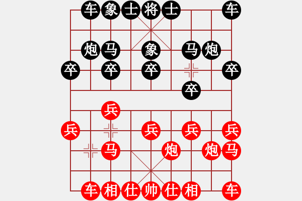 象棋棋譜圖片：9721局 A60-過宮炮局-旋九專雙核-新手 紅先和 小蟲引擎24層 - 步數(shù)：10 