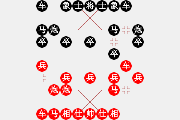 象棋棋譜圖片：虛舟靜心(6段)-勝-一天一萬年(4段) - 步數(shù)：10 