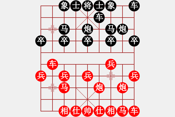 象棋棋譜圖片：絲線(xiàn)牽牛破過(guò)宮 - 步數(shù)：10 