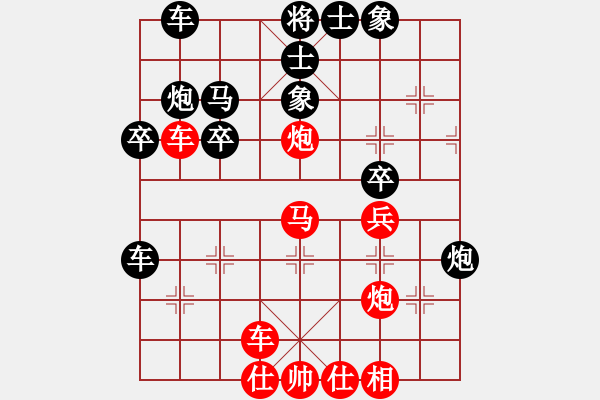 象棋棋譜圖片：天山青霜?jiǎng)?9段)-勝-倚天書(shū)生(9段) - 步數(shù)：40 