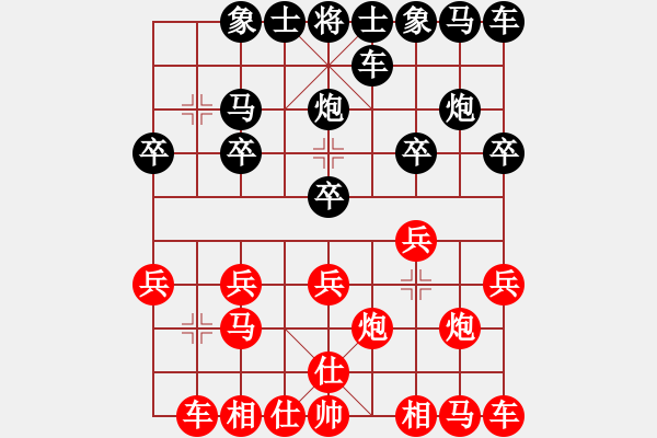 象棋棋譜圖片：[9級(jí)]182****6310 先負(fù) [13級(jí)]浩軒爺 - 步數(shù)：10 