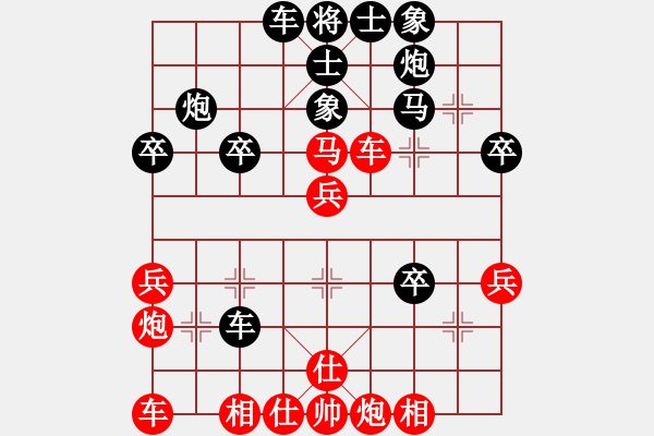 象棋棋譜圖片：閑弈冷血(8f)-負(fù)-小雪兒姐姐(無(wú)極) - 步數(shù)：40 