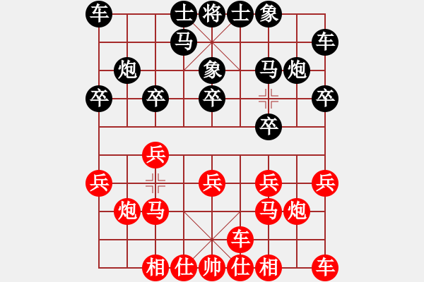 象棋棋譜圖片：棋門客棧王大[632919478] -VS- 股海撈金[523397301] - 步數(shù)：10 