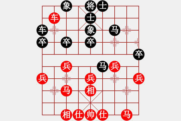 象棋棋譜圖片：慎勿二(3段)-勝-南昌小糊涂(3段) - 步數(shù)：30 