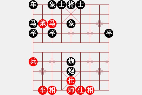 象棋棋譜圖片：曾經(jīng)懵懂[紅] -VS- 東方不敗[黑] - 步數(shù)：40 