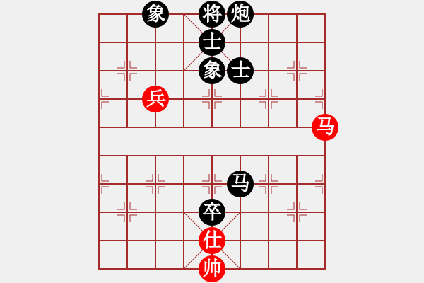 象棋棋譜圖片：安順市老年體協(xié)二隊梅世倫（負）鐵五局黃明昌 - 步數(shù)：120 