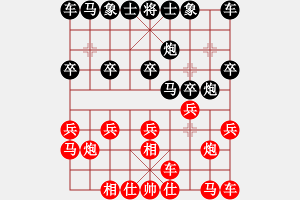 象棋棋譜圖片：鄭州郡王(5級)-勝-知行合一(3級) - 步數：10 