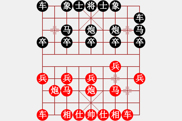 象棋棋譜圖片：第四輪重慶郭友華先勝重慶范祠仲 - 步數：10 