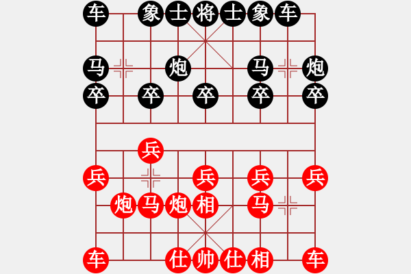 象棋棋譜圖片：139737240388[紅] -VS- 新品茶[黑] - 步數(shù)：10 