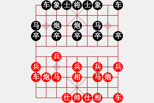 象棋棋譜圖片：初學(xué)者之一(4段)-負(fù)-將擁曹營(yíng)(1段) - 步數(shù)：10 