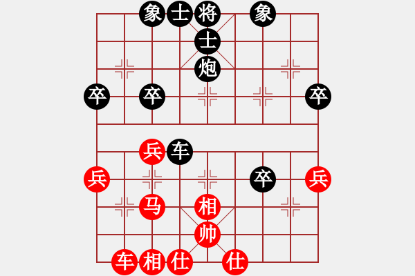 象棋棋譜圖片：小黑幫快槍(5段)-負(fù)-亞奧制氧機(jī)(月將) - 步數(shù)：40 