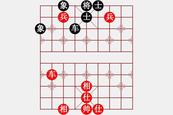 象棋棋譜圖片：車雙兵VS車士象全，不同側(cè)雙低兵，攻方車掩護將門兵，守法 - 步數(shù)：0 