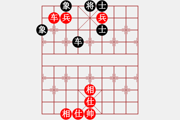 象棋棋譜圖片：車雙兵VS車士象全，不同側(cè)雙低兵，攻方車掩護將門兵，守法 - 步數(shù)：20 