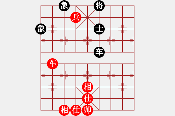 象棋棋譜圖片：車雙兵VS車士象全，不同側(cè)雙低兵，攻方車掩護將門兵，守法 - 步數(shù)：30 