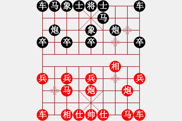 象棋棋譜圖片：2023.9.7.3周年賽后勝仙人指路對卒底炮 - 步數(shù)：10 