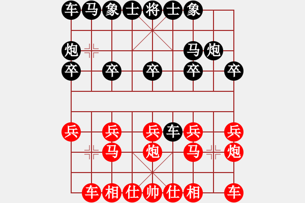 象棋棋譜圖片：劍雨飄香[紅] -VS- 帥哥[黑] - 步數(shù)：10 